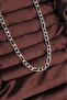 Silver Steel Bird's Eye Chain Necklace for Delicate Necks