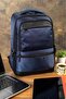 Bellows Notebook Laptop 15.6 Inch Daily School Backpack Waterproof Fabric Dada 07 Navy Blue