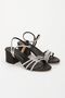 Ventron Series Stone Ankle Strap Women's Heeled Evening Dress Shoes - 3