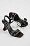 Women's Summer Single Strap Stylish Shoes Black - 3