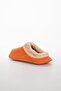 Women's Fur Lined Winter Warm Slippers Orange - 5