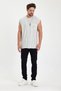 Waffle Fabric Zero Sleeve Filthy Cut Pocket T-Shirt Comfortable Fit - 2