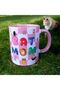كوب هدية بتصميم Cat Mom - كوب هدية عيد ميلاد