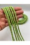 Varisit Rondela, Gold Cut 5X3 mm / 1 String (150 Pieces) Green Color - 2