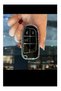 Luxury Fiat Egea Cross 500X Compatible 500L 3 Button Nano Key Case Cover Black Silver Silver Color - 2
