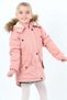 Children's Unisex Winter Water Repellent Long Fur Coated Coat 6-15 Years - 7