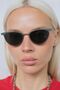 Dellina Anthracite Red Black Sunglasses