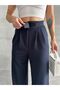 Lycra Palazzo Trousers with Wide Leg and Velcro Front - 3