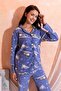 Winter Welsoft Plush Pearl Fleece Buttoned Pajama Set 'silky Texture' - 7