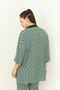 Green Patterned Kimono - 4