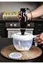 Mixer Bowl with Lid 2400 ml Mixing Bowl with Handle Whisk Bowl