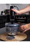 Mixer Bowl with Lid 2400 ml Mixing Bowl with Handle Whisk Bowl - 2