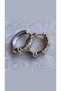 Xoxo Tifannyy, X Model Zircon Stone Steel Earrings (Xoxo Hoop Stone Waterway Earrings) - 2