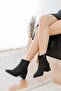 Fiamma Black Suede (5 cm Heel) Daily Use Women's Boots - 3