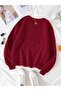 Unisex Large Size Crew Neck Oversize Winter Sweatshirt Hoodie - 2