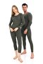 Double Unisex Thermal Set, Thermal Winter Thermal Underwear, Warm Cotton Undershirt Underwear - 4