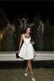 White Dualipa Mini Dress ATE8257