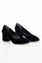 Women's Classic Short Stiletto Black Suede - 3