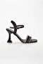 Women's Summer Single Strap Stylish Shoes Black - 2
