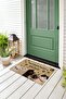 Cat Printed Non-Slip Base Erasable Door Mat (40X60Cm) - 5