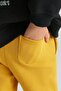 Wılson Boy's 3-Thread Hooded Black/Yellow Bottom-Top Suit with Raised Print Detail - 5