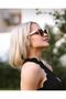 Cream Leopard Patterned Selin Square Sunglasses - 3