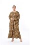 Women's Plus Size [Standard One Size Bust 140 cm Waist 144 cm] Lycra Cashmere Dress - 8