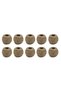 Natural Jute Rope, Wicker Rope, Whip Rope, Packing, Decorating and Packing Rope Set of 10, 1000m - 2mm