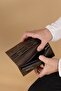 Sl-2161 Genuine Leather Unisex Portfolio Wallet with Phone Compartment - 2