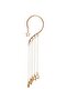 Women's Gold Color Lacquer Plated Pendant Star Charm Earcuff&Cartilage Earrings - 5