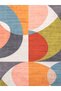 Alya Collection Multicolored Shapes Woven Base Modern Decorative Carpet Alya22 - 2