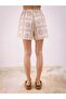 Linen Shirt and Shorts Set - Sun Patterned - 4