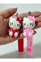 Hello Kitty Cute 3D Colorful Silicone Keychain & Bag Accessory - 4