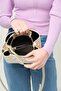 Women's Hand and Shoulder Bag - with Accessories - 5