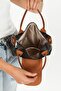 Women's Black Cross Hand and Shoulder Bag - 5