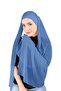 شال حجاب شيفون متقاطع - ST 392 ( 2939242 ) - 2