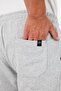 Thick Gray Men's Sweatpants Jogger with Back Pockets, Elastic Cuffs, Regular Fit, Without Pockets - 5