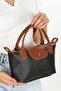 Women's Black Cross Hand and Shoulder Bag