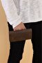 Sl-2161 Genuine Leather Unisex Portfolio Wallet with Phone Compartment - 7