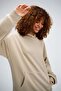 Women's Timeless Oversize Mink Hoodie Sweatshirt - 2