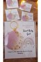 Welcome Baby 3 Theme Card Keychain Baby Gift Babyshower 10 Pieces