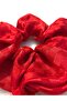 Red Patterned Satin Bagel Buckle - 2