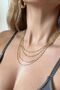 Combination Gold Chain Necklace Set 4 Separate Chains