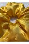 Yellow Patterned Satin Bagel Buckle - 2