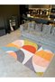 Alya Collection Multicolored Shapes Woven Base Modern Decorative Carpet Alya22 - 3