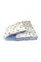 100% Cotton 80X130 Furniture Crib Edge Protection Sleeping Set Rainbow Blue (7 Pieces) - 2