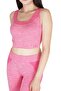 Women's Seamless Thick Strap Bra Bottom Top Fitness Set - 4