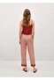 Women's Red Short Knitted Tshirt - 4