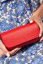 Evening Dress Portfolio Clutch Bag - Red