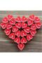 Red Heart Tealight Candle 50Pcs